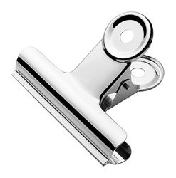 Westcott Bulldog Clips, unisex_adult, Bracket., E-10905 00, Silver, 75x17mm