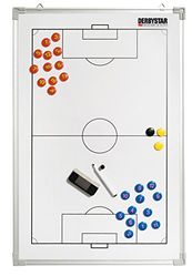 Derbystar Tableau Tactique Football. 90 x 60 cm weiß