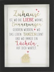 Depesche 11626-017-fotolijst met compliment, decoratieve lijst met mooie spreuk, ca. 12 x 9 x 1, kleine attentie, zilver, 5 x 9 x 1,9 cm