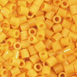 Vaessen Creative Perline a Fusione, Giallo Ocra, Set di 1100 Pezzi per i Lavori di Fai-da-te con Bambini, per Creare Gioielli, Decorazioni Fatte in Casa e per Altre Idee Ingegnose