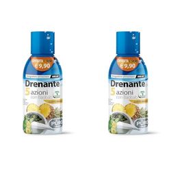 Forhans, PURO Drenante 5 Azioni con Baobab, Formula Naturale, per un Migliore Metabolismo, Digestione, Depurativa, Drenante, Flacone da 500 ml (Confezione da 2)