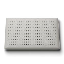 PETTI Artigiani Italiani - Nekkussen van traagschuim, geperforeerde zeep, wit, geurloos, hypoallergeen, ademend, verfrissend, 100% Made in Italy