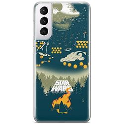 ERT GROUP etui na telefon Samsung S21, case oryginalny i oficjalnie licencjonowany przez Star Wars, wzór Gwiezdne Wojny 029, optymalnie dopasowane, plecki z TPU