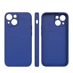 WDTURNS Beschermhoes van siliconen voor iPhone 13 (6,1 inch), [Full Body bescherming] [schokbestendig] [antislip] [militaire kwaliteit], beschermhoes voor iPhone 13 voor mannen en vrouwen, marineblauw