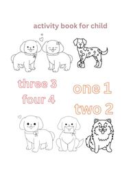activity book for child: coloring book