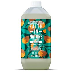 Faith In Nature Natural Shampooing - Végan & Sans Cruauté, Sans SLS ni Parabènes - Pack de Recharge 5L - Jojoba