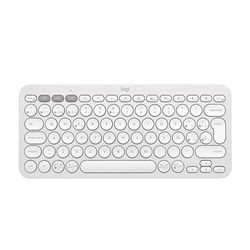 Logitech Pebble Keys 2 K380s - QWERTY Spanish Layout, White