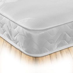 Starlight Beds Matelas sans Stress en Mousse à mémoire de Forme à Ressorts Doux Blanc 18 cm de Profondeur 75 x 175 cm