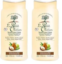 Nourishing Shampoo Creme by Le Petit Olivier for Men - 8.4 oz Shampoo, 250.00 ml (Lot de 2)
