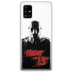 ERT GROUP mobiltelefonfodral för Samsung A51 5G originalt och officiellt licensierat Horror mönster Friday the 13th 014 optimalt anpassad till formen på mobiltelefonen, fodral tillverkad av TPU-plast