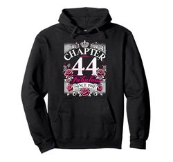 Womens Chapter 44 Fabulous Since 1981 44th Birthday Design Felpa con Cappuccio