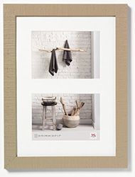 Walther Design -Walther, Home, Moldura multifoto de madeira para 2 fotos, HO218C, 29,8 x 39,9 cm, castanho