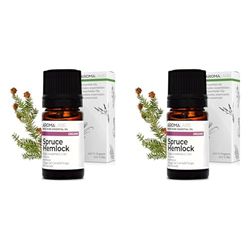 BIO - Olio essenziale TSUGA DEL CANADA - 5mL - 100% Puro, Naturale, Chemiotipizzato e Certificato AB - AROMA LABS (Marchio Francese) (Confezione da 2)