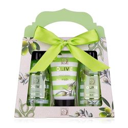 Accentra Set doccia da donna, in bella confezione regalo, 3 pezzi, con gel doccia, lozione per il corpo e bagnoschiuma, regalo per San Valentino, festa della mamma e Natale