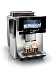 Siemens, fully automatic coffee machine, EQ900 plus, dualBean System, baristaMode, eGrinder, beanIdent System, 6.8” iSelect Display, Home Connect App, stainless steel, TQ907GZ3