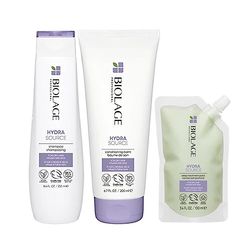 Biolage, Hydrasource Cleansing Shampoo, Nourishing Conditioner & deep treatment mask