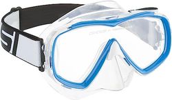 Cressi Estrella Jr Txle Strap Mask, Transparent/Blue