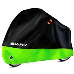ZUAPEV Fietshoes Waterdicht Buiten voor 1 Fiets, Afdekhoes 210D Fietsen Afdekking Regenhoes UV-bestendig Winddicht Fietsengarage Beschermhoes Cover voor Fiets MTB/Racefiets/Ebike/Fatbike 195x70x110 cm