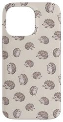 Hedgehog Pastel Animal Boho Pattern Case for iPhone 14 Pro Max