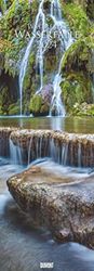 Cascadas 2024 – Calendario de fotos – Tamaño King – 34 x 98 – Cascadas – Naturaleza: Cascadas