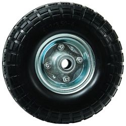Puncture-Proof Wheel with Offset Axle 260 x 85 mm Bore 20 mm