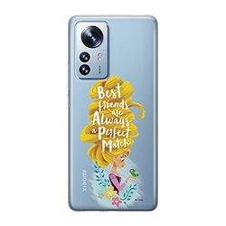 ERT GROUP mobiel telefoonhoesje voor Xiaomi 12 PRO origineel en officieel erkend Disney patroon Rapunzel & Pascal 002 optimaal aangepast aan de vorm van de mobiele telefoon, gedeeltelijk bedrukt