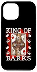 Carcasa para iPhone 14 Plus Golden Retriever de King of Barks /Hearts Poker