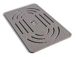 CASTELMERLINO Shower Accessories, okumè marine plywood, Grey-Brown, 96 x 56