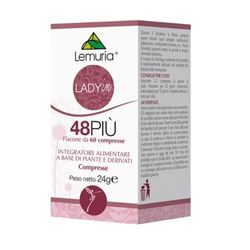 Lemuria - 48 PLUS - Para Contrarrestar los Trastornos de la Menopausia, con Raíz de Cohosh Negro - 60 Tabletas