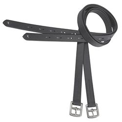 HKM 555498 Étrivières – Zeus – Lot de 2, XL, Noir