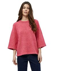 Peppercorn Penelope 3/4 Sleeve Pullover 1, Jersey de manga 3/4 para Mujer, Rosa (4004 Camine Pink), XS