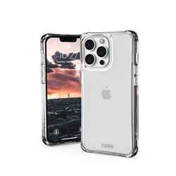 Urban Armor Gear Funda Protectora Plyo Compatible con Apple iPhone 13 Pro [Funda Compatible con Carga inalámbrica, Esquinas Air-Soft Resistentes a los Golpes, Borde Elevado] - Ice (Transparente)