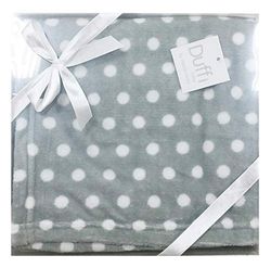 Duffi Couverture Coralina imprimée – Points – (1 pièce) 80 x 110 cm 1 pièce 440 g, 0672-11.