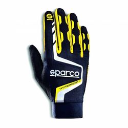 Sparco Unisex's 00209509nrgf HYPERGRIP+ Gaming Gloves Size 09 Black/Yellow, Multicoloured, 42/50 EU