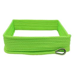 Extreme Max Ligne d'ancrage MFP tressée BoatTector 3006.2657 avec cosse, 0,95 cm x 300,3 m, Vert Fluo