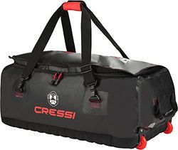Cressi Unisex volwassenen Gorilla Pro Bag tassen en rugzakken, zwart/rood logo, XL