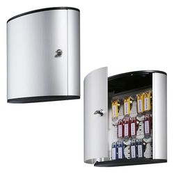 Durable 195123 Sleutelkast Key Box 18, voor 18 sleutels, met cilinderslot, zilver