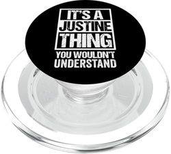 It's A Justine Thing You Wouldn't Understand First Name PopSockets PopGrip para MagSafe