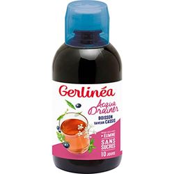 Gerlinéa - Acqua Drainer - Boisson Drainante Riche en Actifs Végétaux - Goût Cassis - 500 ml - 189141