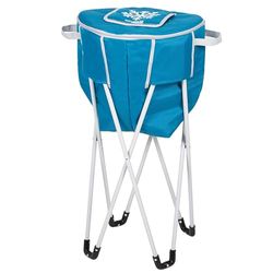 AKTIVE 63020 Draagbare mini-koelkast, inklapbaar, afmetingen: 46 x 46 x 88 cm, staalmateriaal, met tas voor eenvoudig transport en opslag, waterdicht, voor buiten