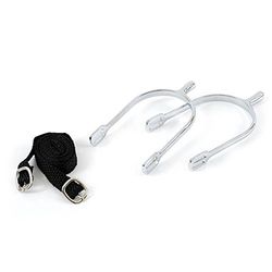 Kerbl män sporer med spårrem droppform par, 25 mm