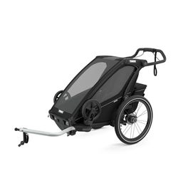 Thule Chariot Sport Midnight Multisport Bike Trailer Black Single