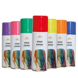 FIESTAS GUIRCA Spray Nero lacca Colorata per Capelli