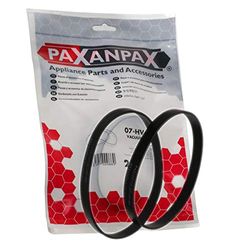 Paxanpax PFC041 Lot de 2 Courroies d'entraînement compatibles pour Hoover V17 Purepower, Dustmanager, Vax Type 1 Power 1 & 2 Series Noir