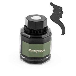 Montegrappa Botella de tinta Tinta Gris Oscuro (IA02BZIJ)