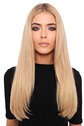 Lullabellz Extensions de cheveux raides épais à clipser, 45,7 cm, blond clair