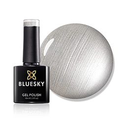 Oulac UV LED-gel upplösbart nagellack – silverkrom, 1-pack (1 x 10 ml)