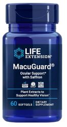 Life Extension Soutien Oculaire MacuGuard avec Safran, 60 capsules molles - Préservez la Santé de Vos Yeux