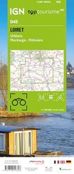 TOP100D45 - LOIRET: LOIRET - ORLÉANS - MONTARGIS _ PITHIVIERS 1:100000: T100D45