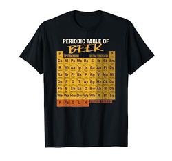 Tabla Periódica de Cerveza - Regalo de la Cervecería Camiseta